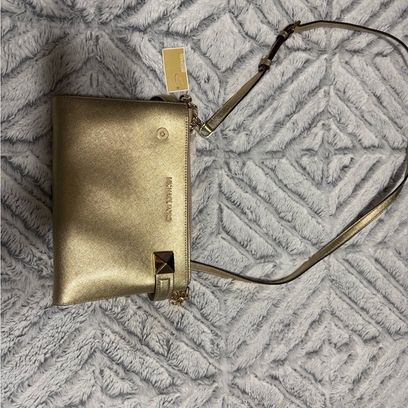 Michael Kors Karla Medium East West Leather Crossbody NEW! - Picture 3 of 7